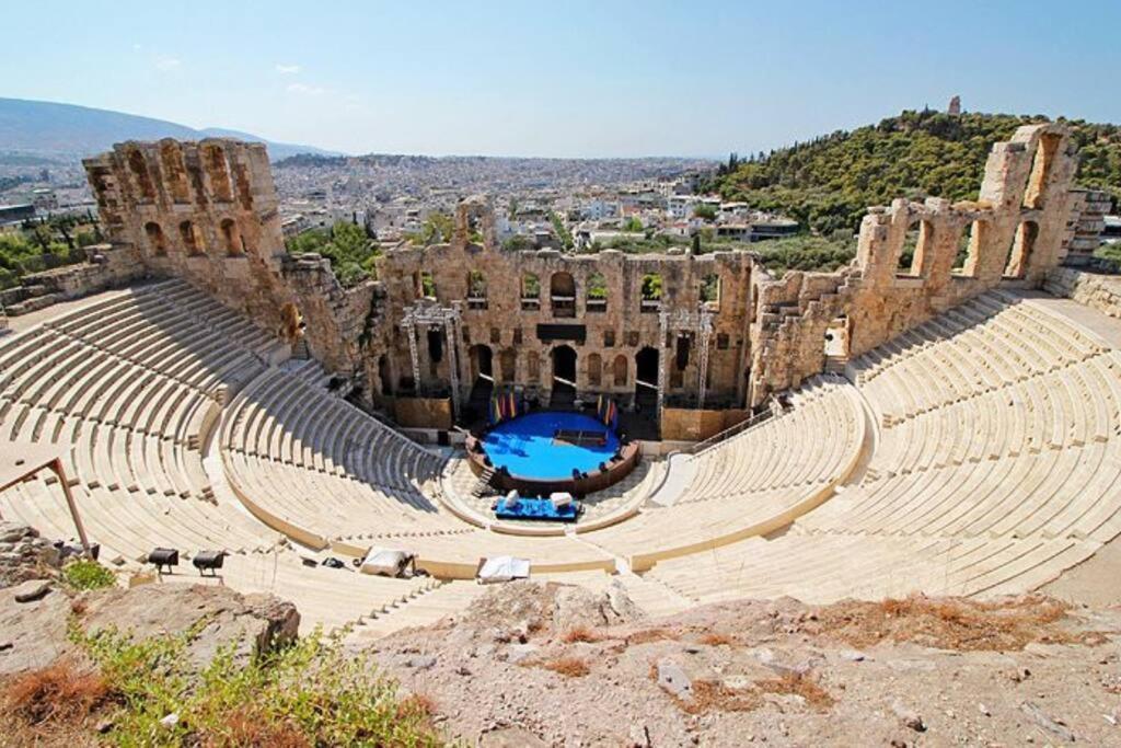 Spacious Beauty In Athens, 55M2, Metro 7' Eksteriør billede