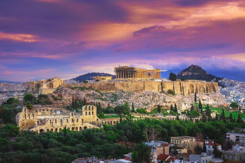 Spacious Beauty In Athens, 55M2, Metro 7' Eksteriør billede